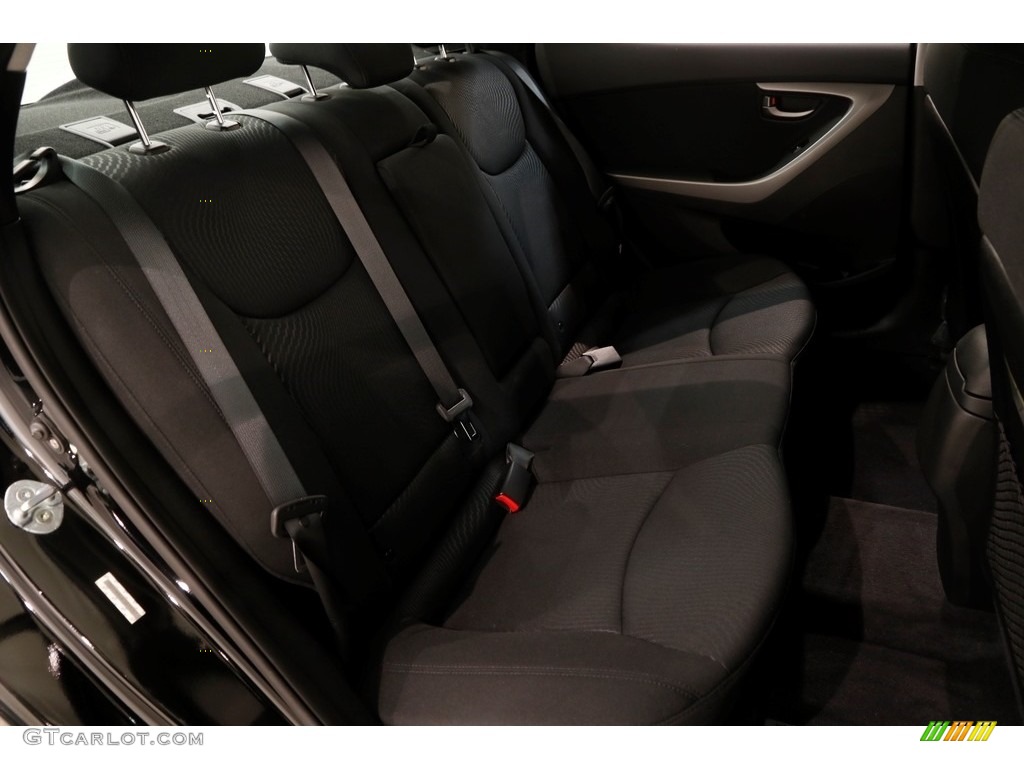 2015 Elantra SE Sedan - Black Diamond / Black photo #14