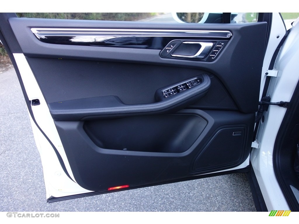 2017 Porsche Macan S Black Door Panel Photo #126807578