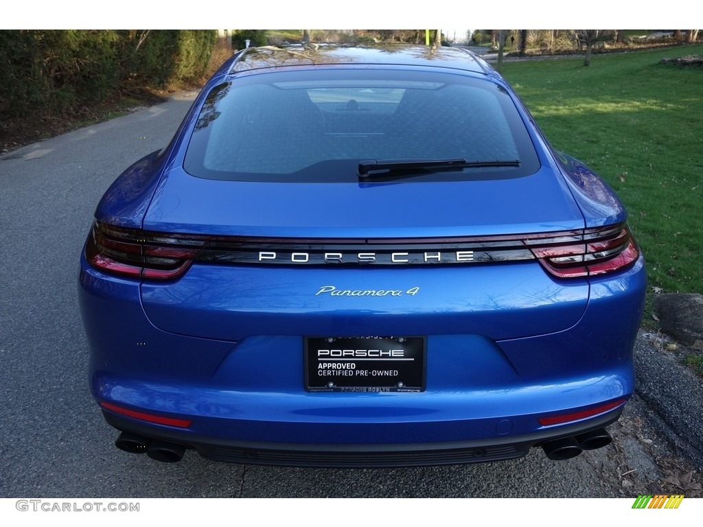 2018 Panamera 4 - Sapphire Blue Metallic / Black photo #5