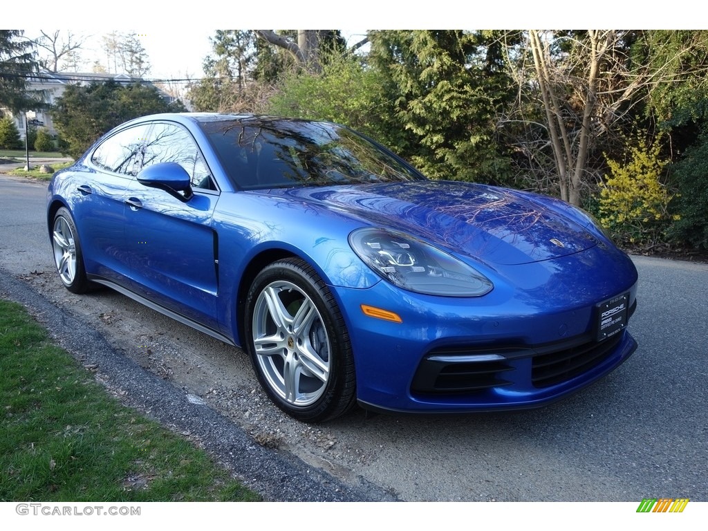 Sapphire Blue Metallic 2018 Porsche Panamera 4 Exterior Photo #126808274