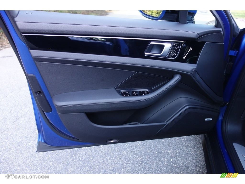 2018 Porsche Panamera 4 Black Door Panel Photo #126808325