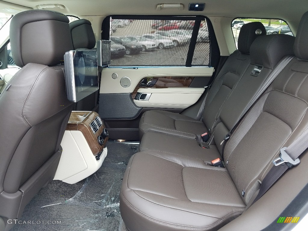 Espresso/Ivory Interior 2018 Land Rover Range Rover Supercharged LWB Photo #126810362