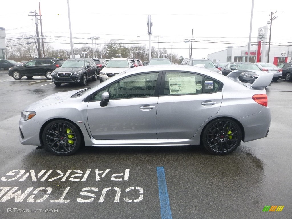 2018 WRX STI - Ice Silver Metallic / Carbon Black photo #7