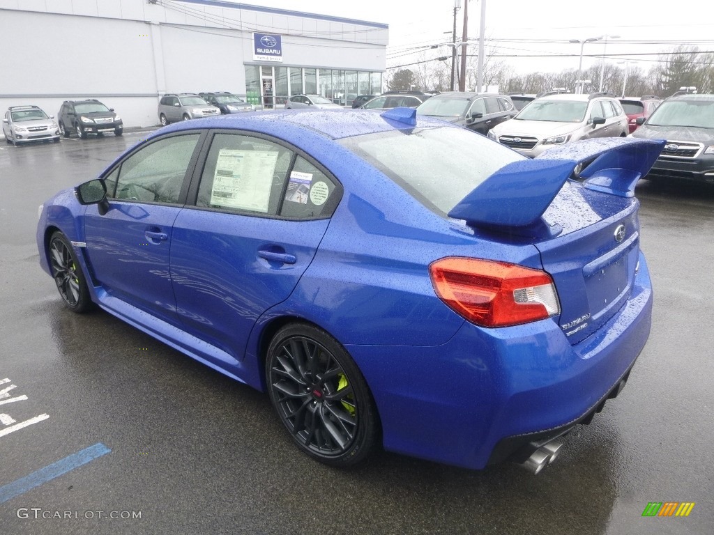 2018 WRX STI - WR Blue Pearl / Carbon Black photo #6