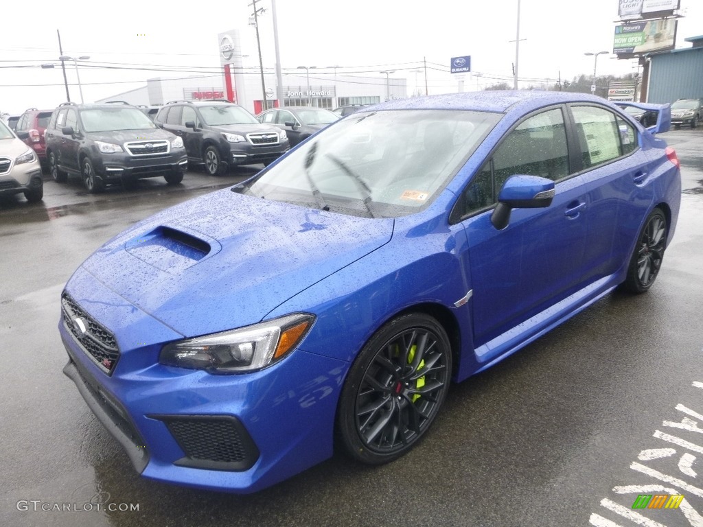 2018 WRX STI - WR Blue Pearl / Carbon Black photo #8