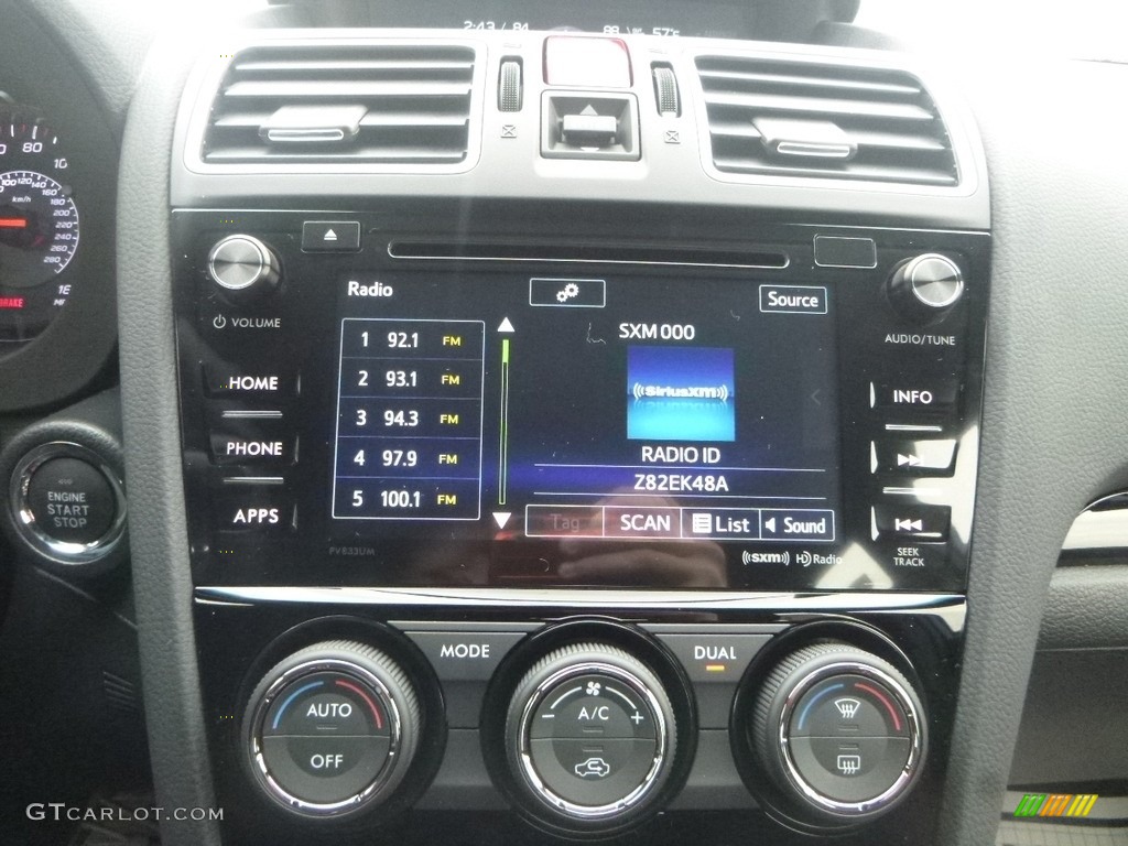 2018 Subaru WRX STI Controls Photo #126811808