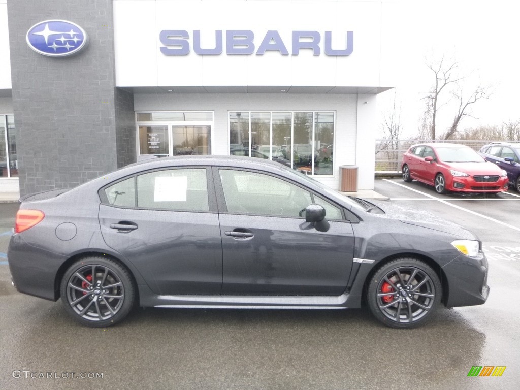 Dark Gray Metallic 2018 Subaru WRX Premium Exterior Photo #126812012