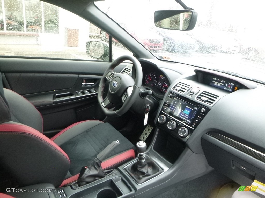 Carbon Black Interior 2018 Subaru WRX Premium Photo #126812240