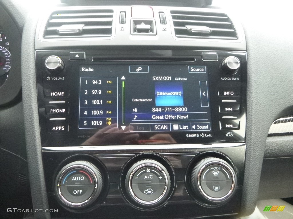 2018 Subaru WRX Premium Controls Photo #126812378