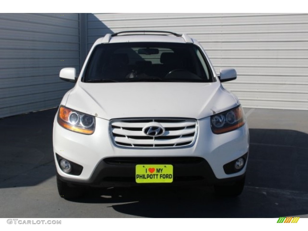 2010 Santa Fe SE - Pearl White / Cocoa Black photo #2