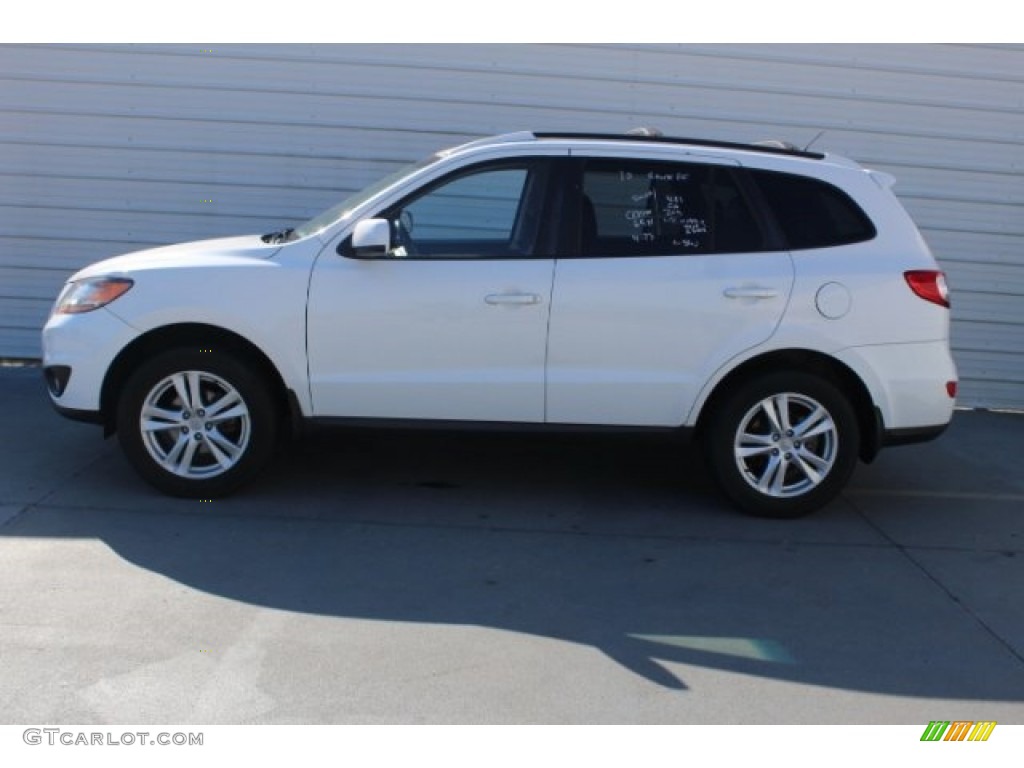 2010 Santa Fe SE - Pearl White / Cocoa Black photo #6