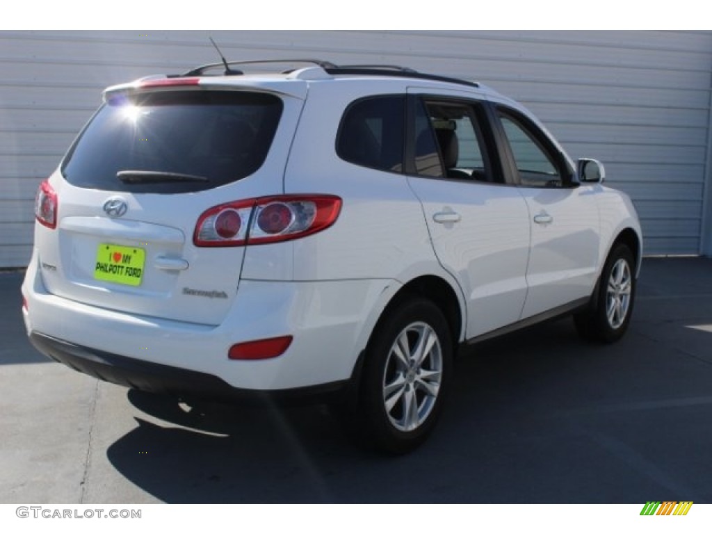 2010 Santa Fe SE - Pearl White / Cocoa Black photo #9