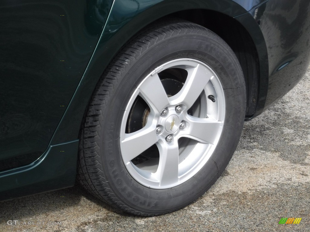 2015 Cruze LT - Rainforest Green Metallic / Brownstone photo #3