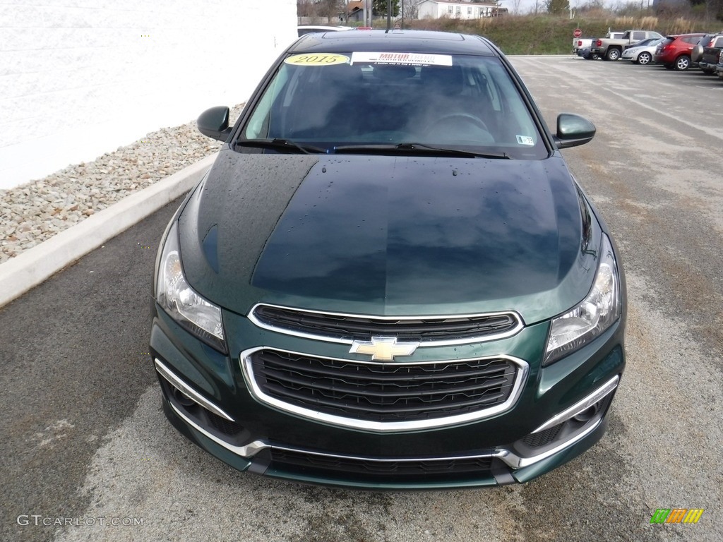 2015 Cruze LT - Rainforest Green Metallic / Brownstone photo #6