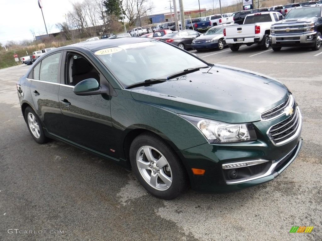 2015 Cruze LT - Rainforest Green Metallic / Brownstone photo #7