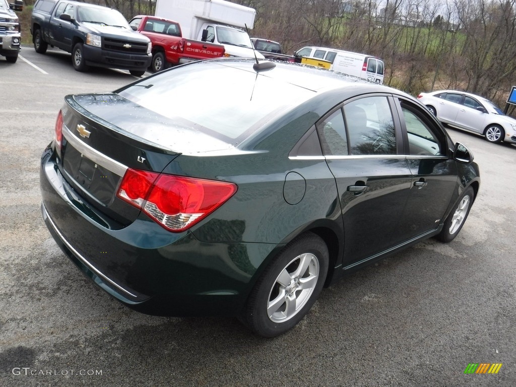 2015 Cruze LT - Rainforest Green Metallic / Brownstone photo #9