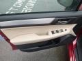 Warm Ivory 2018 Subaru Legacy 2.5i Premium Door Panel