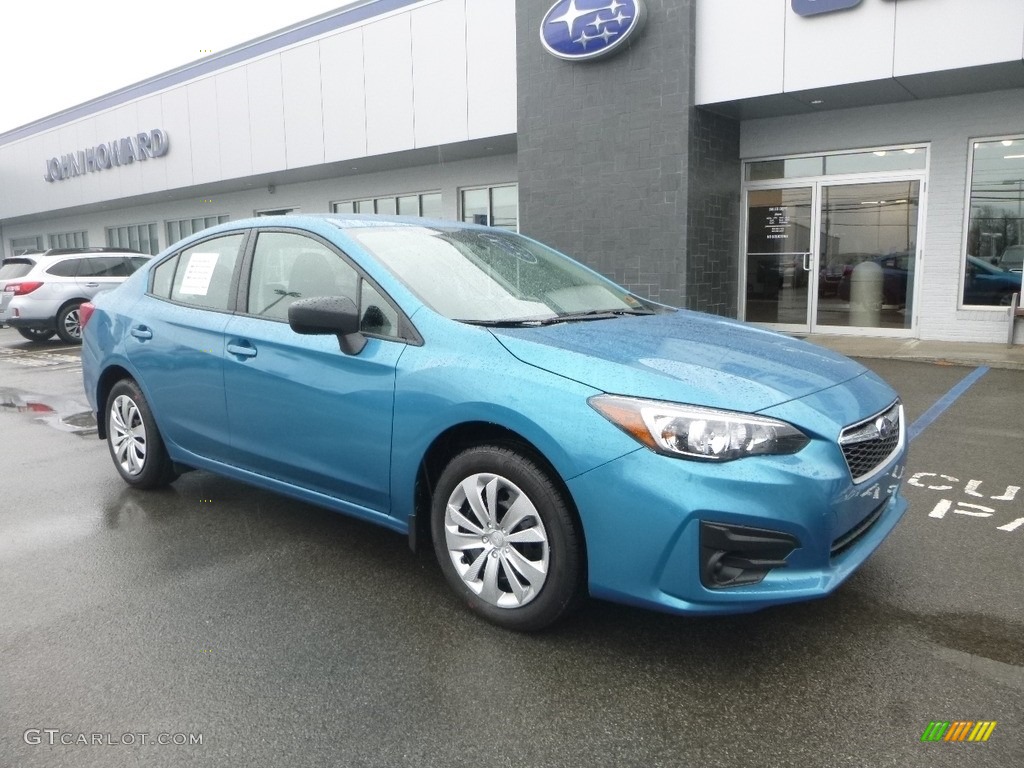 Island Blue Pearl 2018 Subaru Impreza 2.0i 4-Door Exterior Photo #126817082