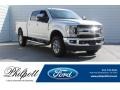 2018 Ingot Silver Ford F250 Super Duty XLT Crew Cab 4x4  photo #1