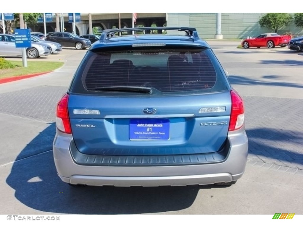 2008 Outback 2.5i Limited Wagon - Newport Blue Pearl / Warm Ivory photo #6