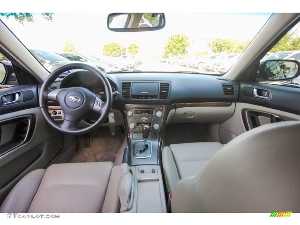 2008 Outback 2.5i Limited Wagon - Newport Blue Pearl / Warm Ivory photo #9