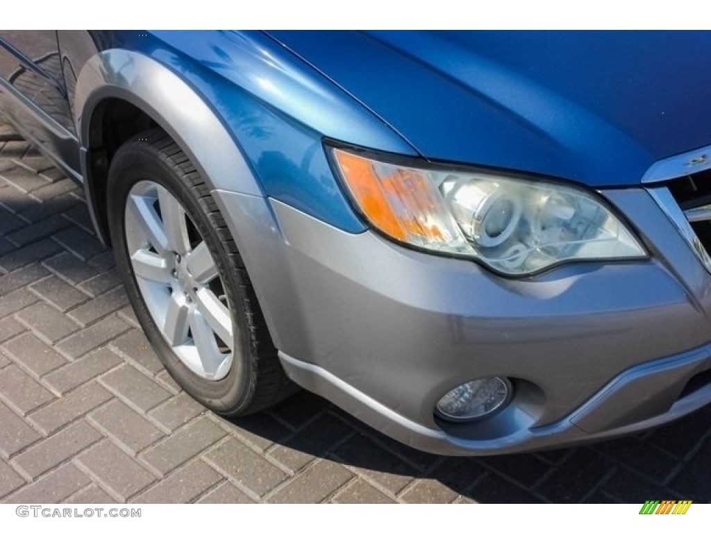 2008 Outback 2.5i Limited Wagon - Newport Blue Pearl / Warm Ivory photo #10