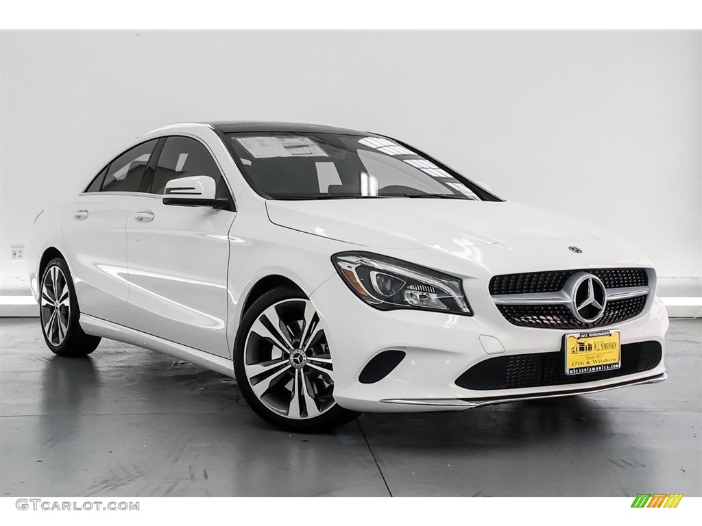 Polar White 2018 Mercedes-Benz CLA 250 Coupe Exterior Photo #126821615
