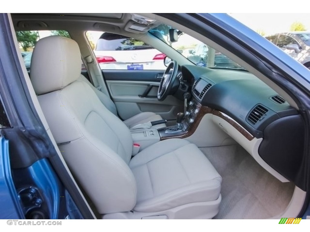 2008 Outback 2.5i Limited Wagon - Newport Blue Pearl / Warm Ivory photo #26