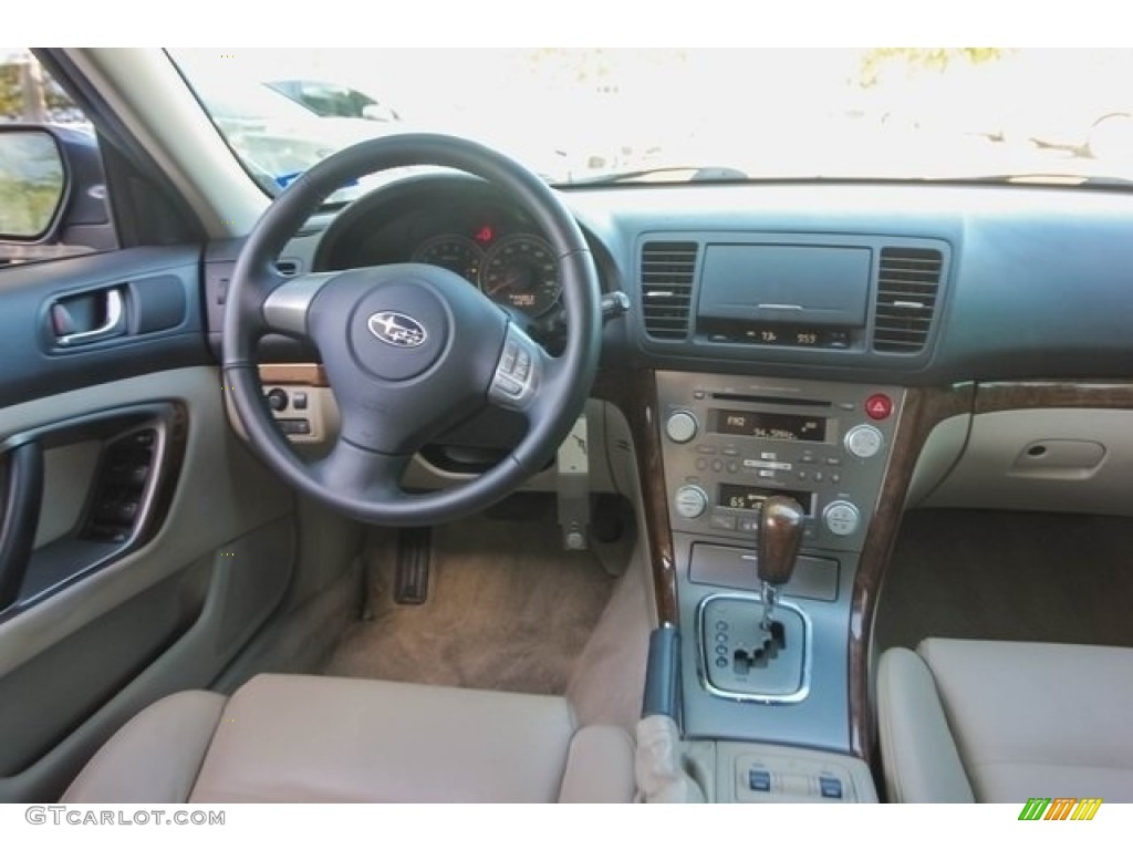 2008 Outback 2.5i Limited Wagon - Newport Blue Pearl / Warm Ivory photo #28