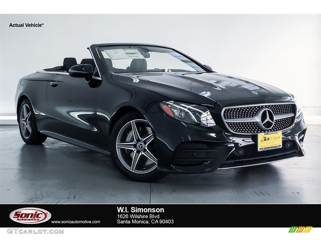 2018 E 400 Convertible - Black / Black photo #1