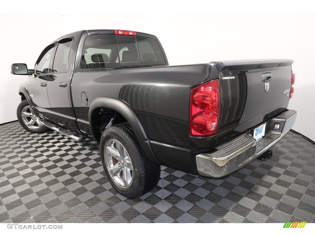 2008 Ram 1500 SLT Quad Cab 4x4 - Brilliant Black Crystal Pearl / Medium Slate Gray photo #8