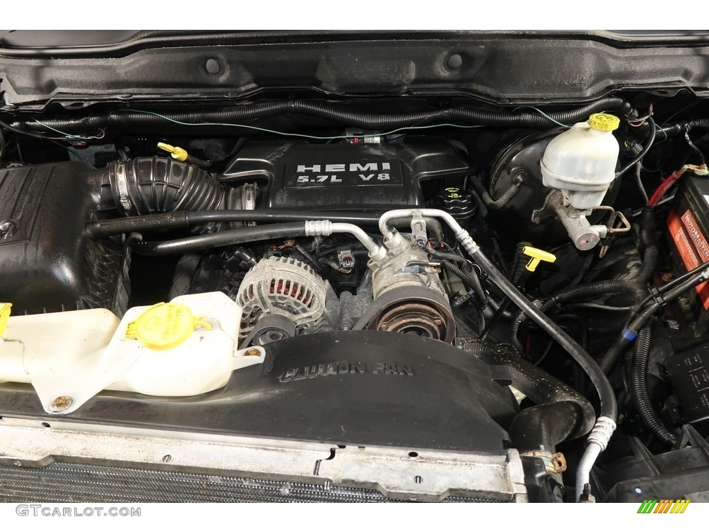 2008 Ram 1500 SLT Quad Cab 4x4 - Brilliant Black Crystal Pearl / Medium Slate Gray photo #21