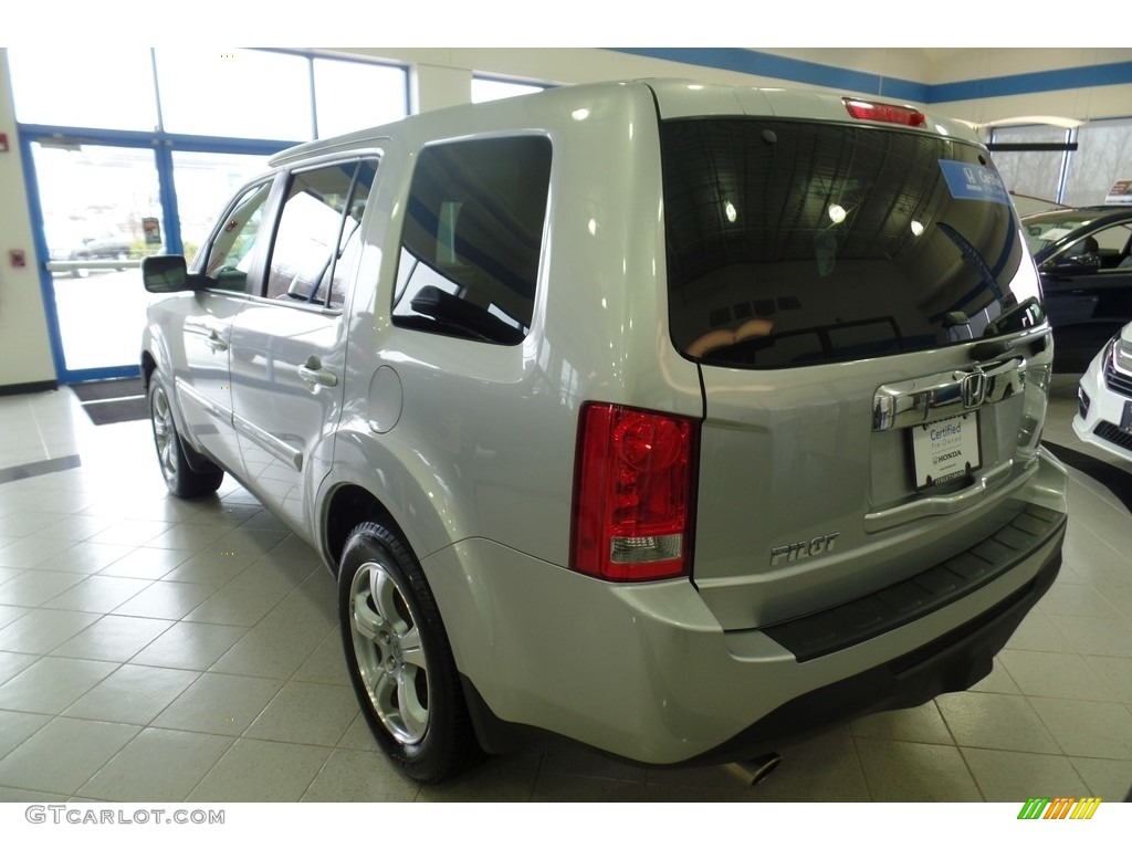 2015 Pilot EX 4WD - Alabaster Silver Metallic / Gray photo #2