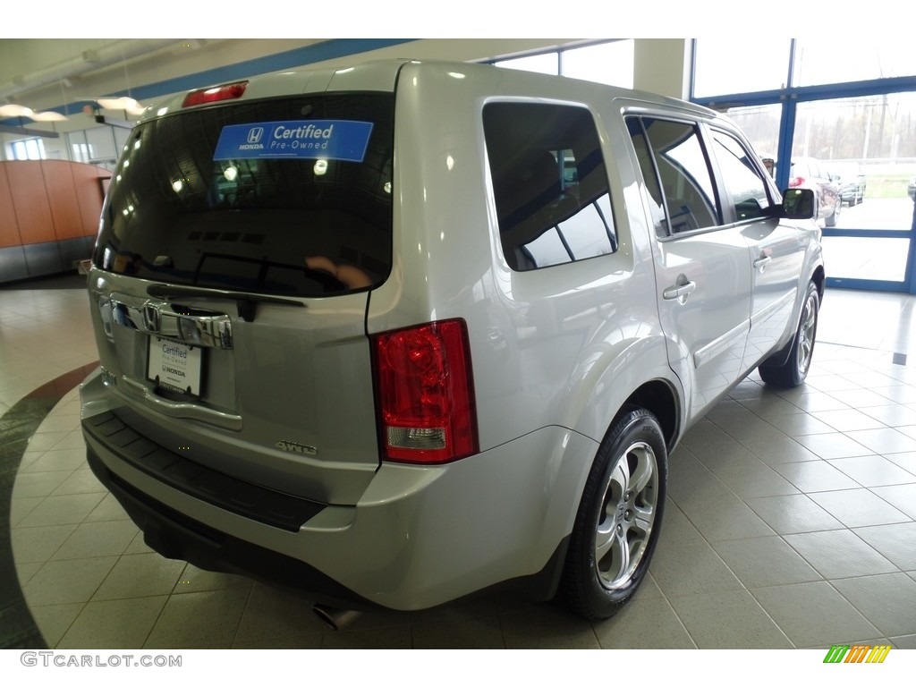 2015 Pilot EX 4WD - Alabaster Silver Metallic / Gray photo #3