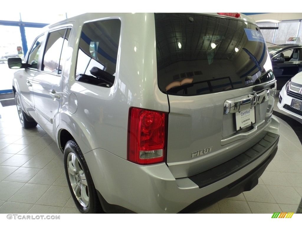 2015 Pilot EX 4WD - Alabaster Silver Metallic / Gray photo #7
