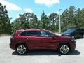 2019 Velvet Red Pearl Jeep Cherokee Overland  photo #6