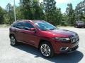 2019 Velvet Red Pearl Jeep Cherokee Overland  photo #7