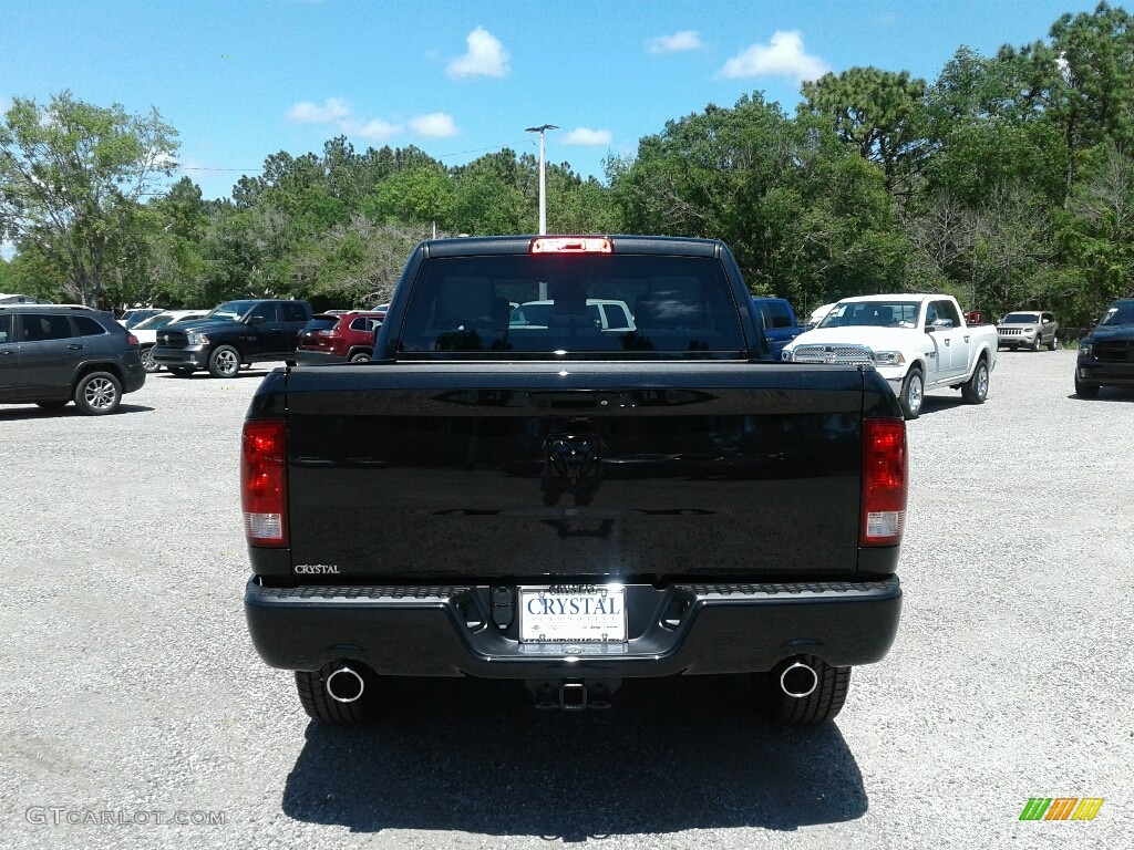 2018 1500 Express Crew Cab - Brilliant Black Crystal Pearl / Black/Diesel Gray photo #4