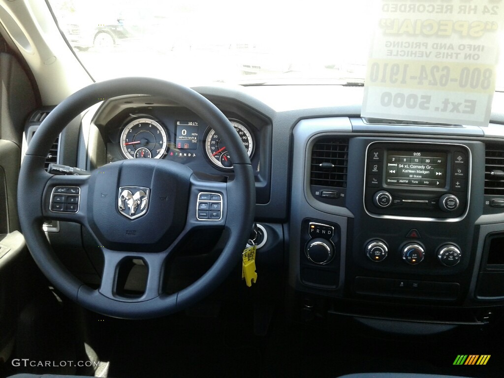2018 1500 Express Crew Cab - Brilliant Black Crystal Pearl / Black/Diesel Gray photo #13