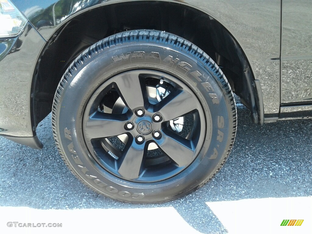 2018 1500 Express Crew Cab - Brilliant Black Crystal Pearl / Black/Diesel Gray photo #20