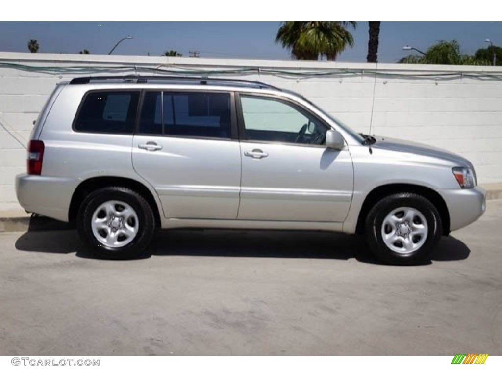 2007 Highlander  - Millenium Silver Metallic / Ash Gray photo #9