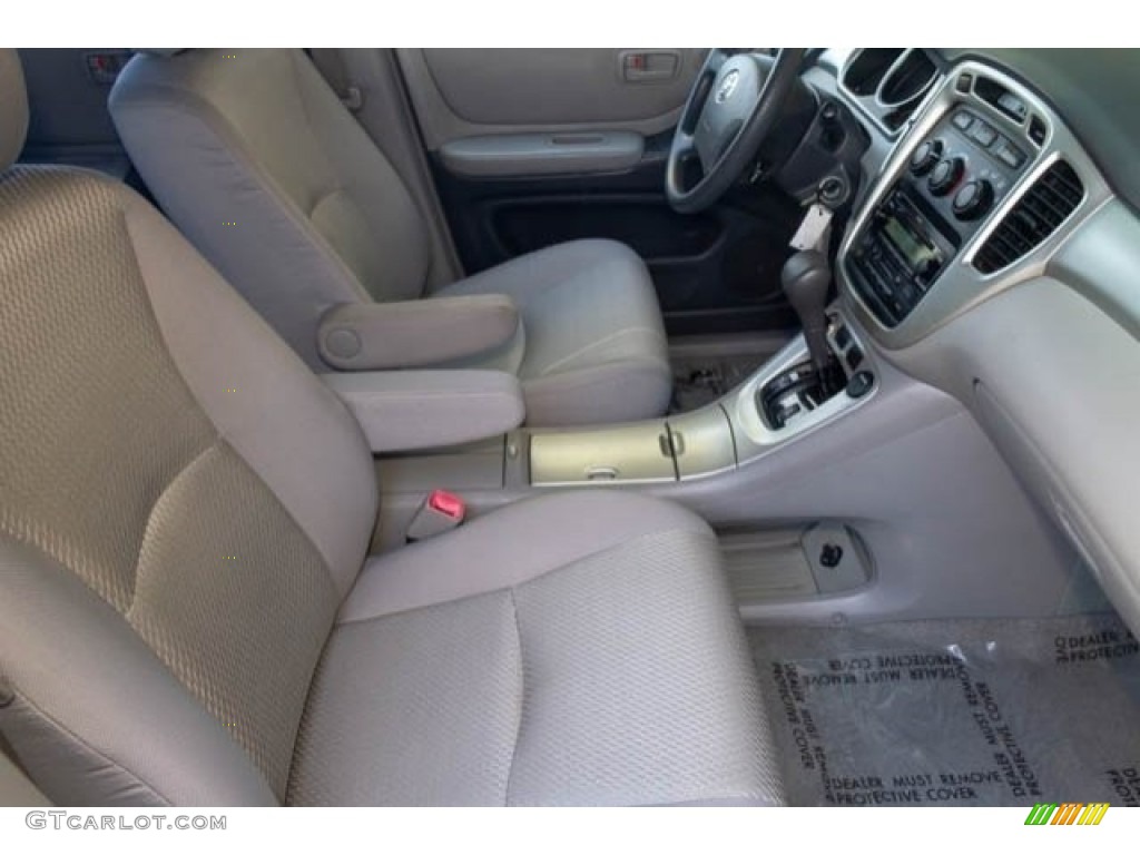 2007 Highlander  - Millenium Silver Metallic / Ash Gray photo #21