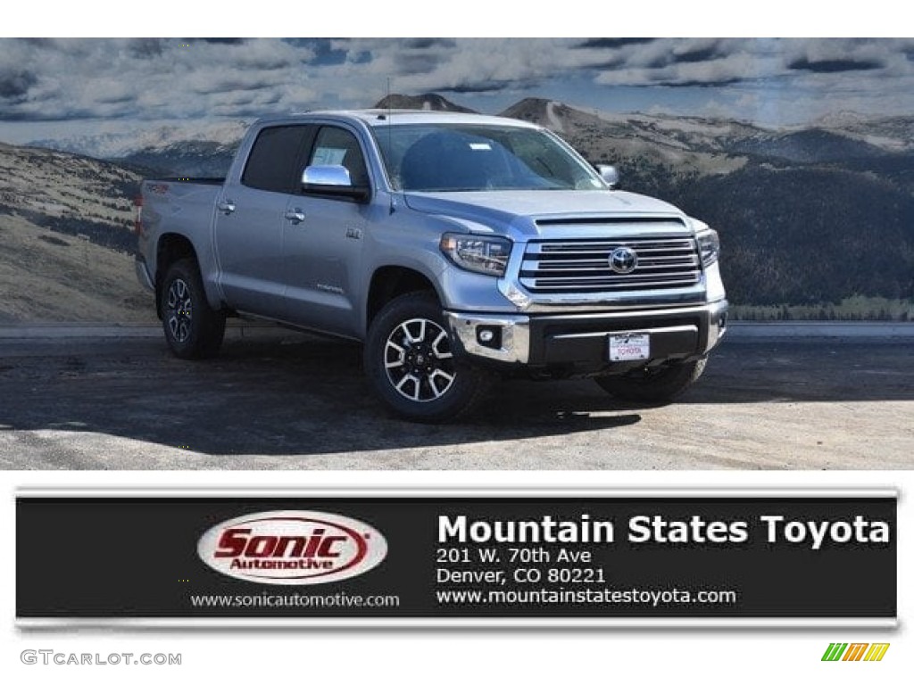 2018 Tundra Limited CrewMax 4x4 - Silver Sky Metallic / Black photo #1