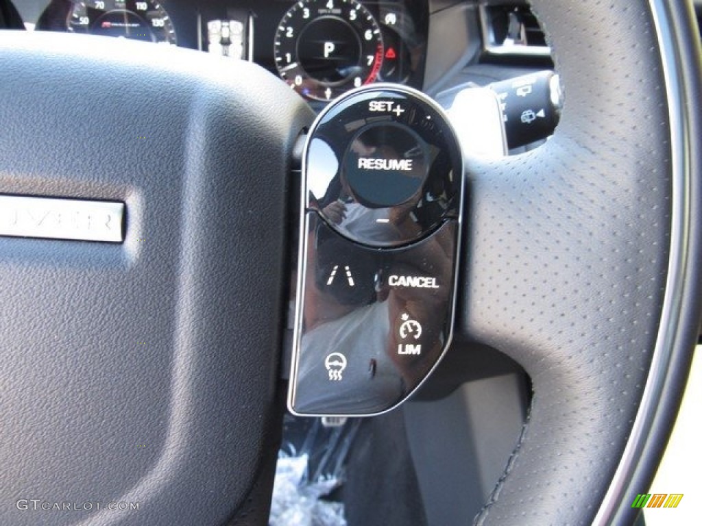 2018 Land Rover Range Rover Velar R Dynamic SE Ebony Steering Wheel Photo #126828806