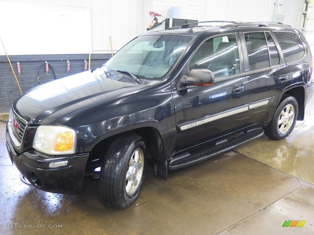 2004 Envoy SLT 4x4 - Onyx Black / Dark Pewter photo #9