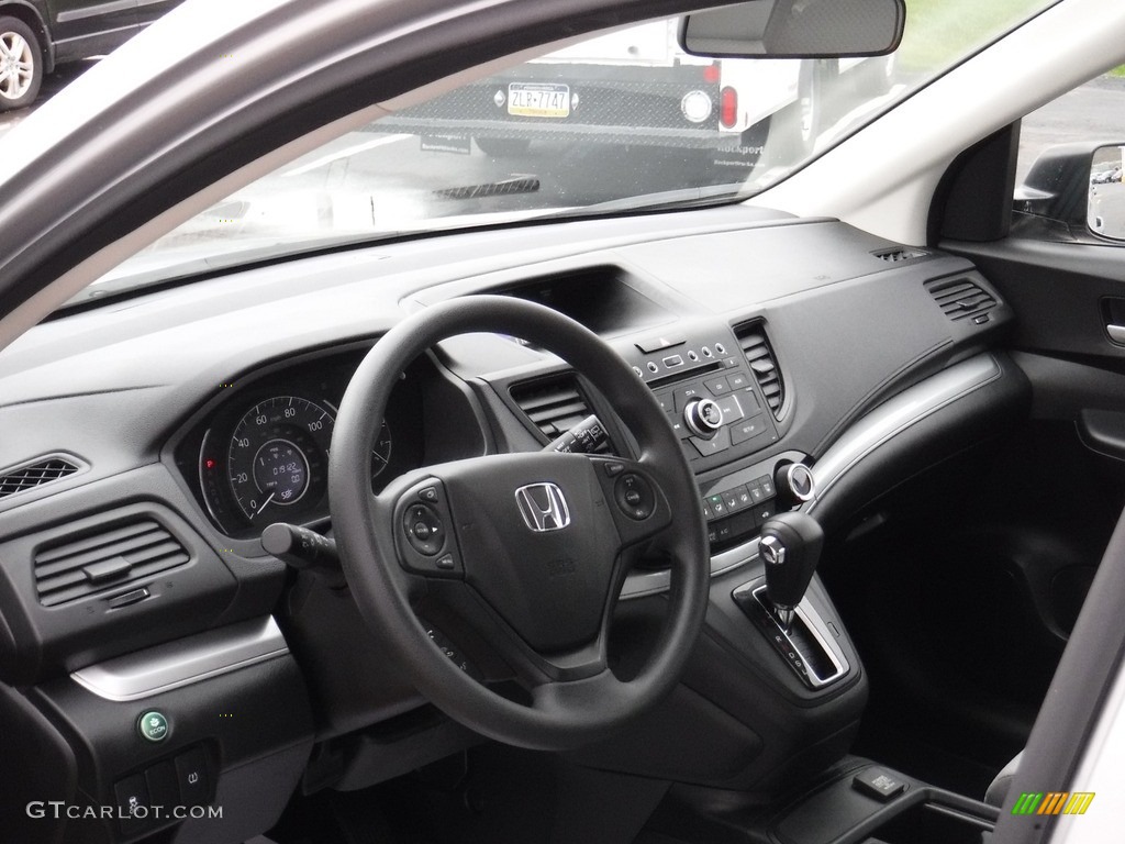 2015 CR-V LX AWD - Alabaster Silver Metallic / Gray photo #10