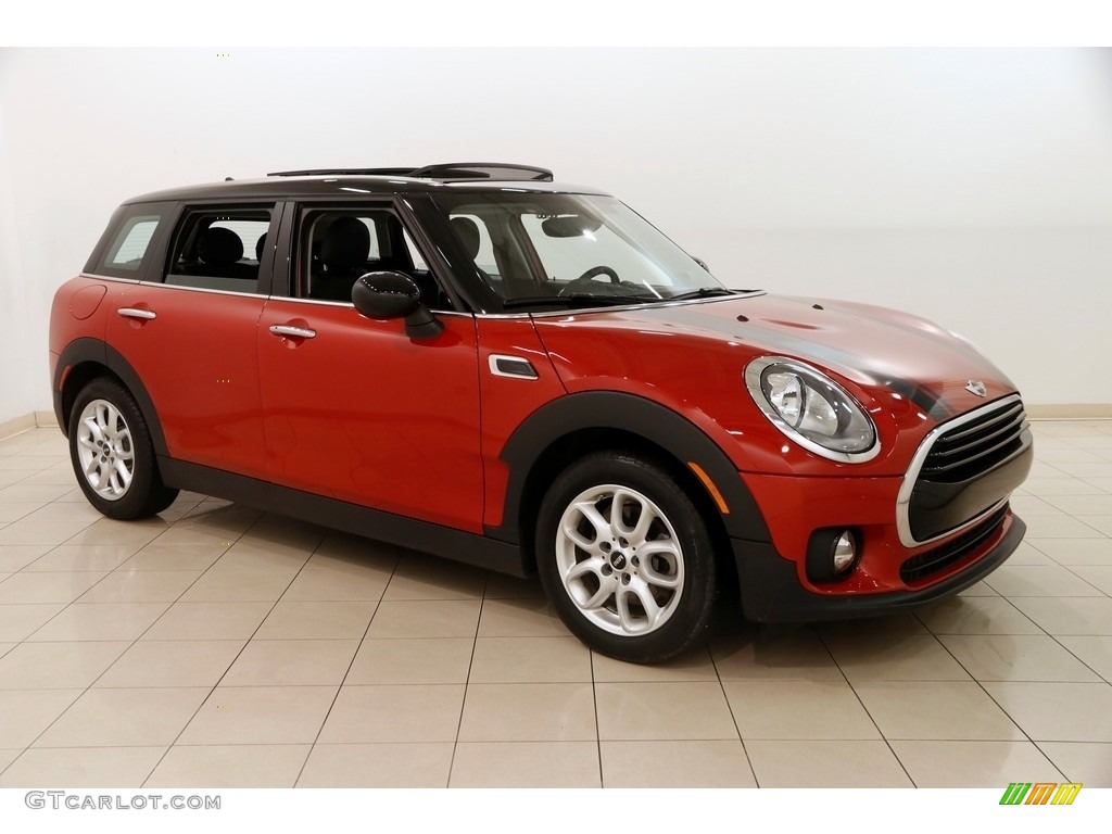 2017 Clubman Cooper - Blazing Red Metallic / Carbon Black photo #1