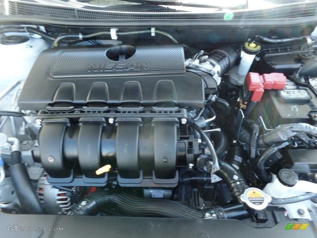 2018 Sentra SV - Aspen White / Charcoal photo #15