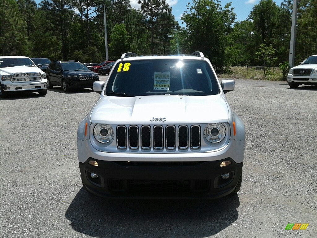 2018 Renegade Limited - Glacier Metallic / Black photo #8