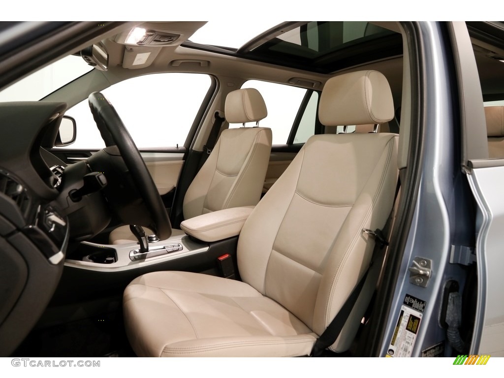 2012 X3 xDrive 28i - Blue Water Metallic / Oyster photo #6